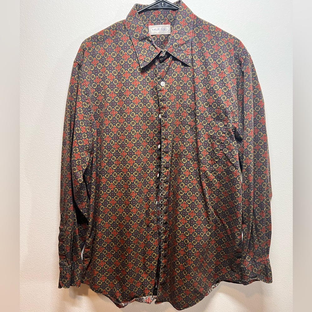 Vintage Murano Multicolor Geometric Shirt